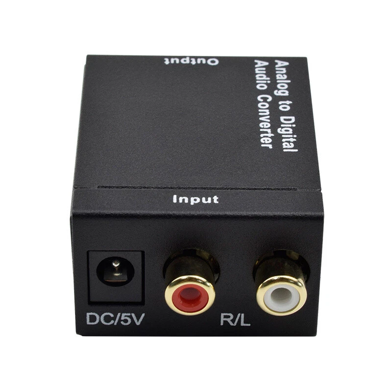 Convertitore audio digitale ottico spdif analogico RCA toslink adattatore cavo - Immagine 3 di 4
