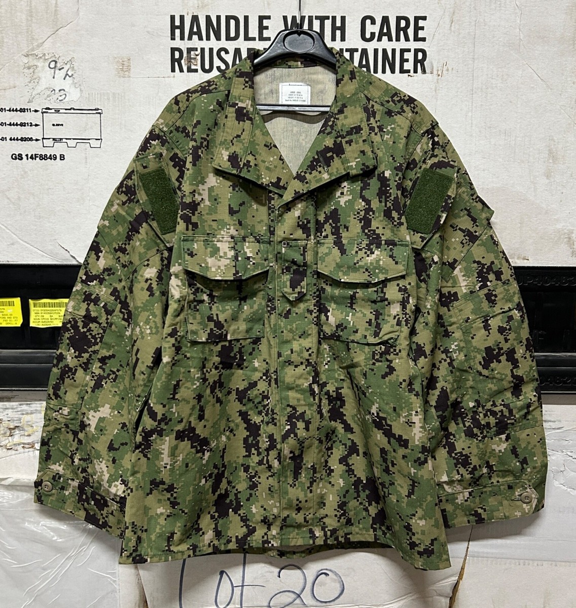 GENUINE US NAVY SEALS AOR2 NWU TYPE III SHIRT BLOUSE NEW