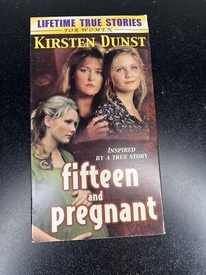 VHS Fifteen and Pregnant 1998 Lifetime Made-For-Television Kirsten Dunst