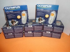 Olympus DS-660 32 MB,11 Hours Handheld Digital Voice Recorder, 8 in one lot
