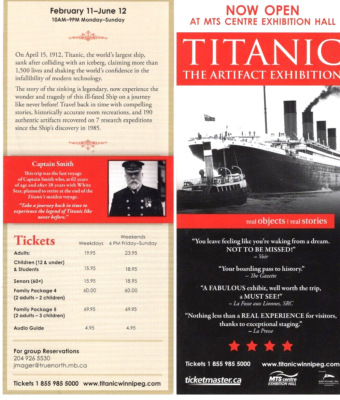 Titanic The Artifact Exhibition NEW Limited Edition Oversize Card