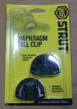 HS Strut Diaphragm Call Hat Clip Hunters Specialties Turkey Hunting New 2 pack