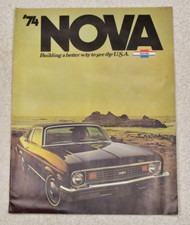 1974 CHEVROLET NOVA SALES BROCHURE
