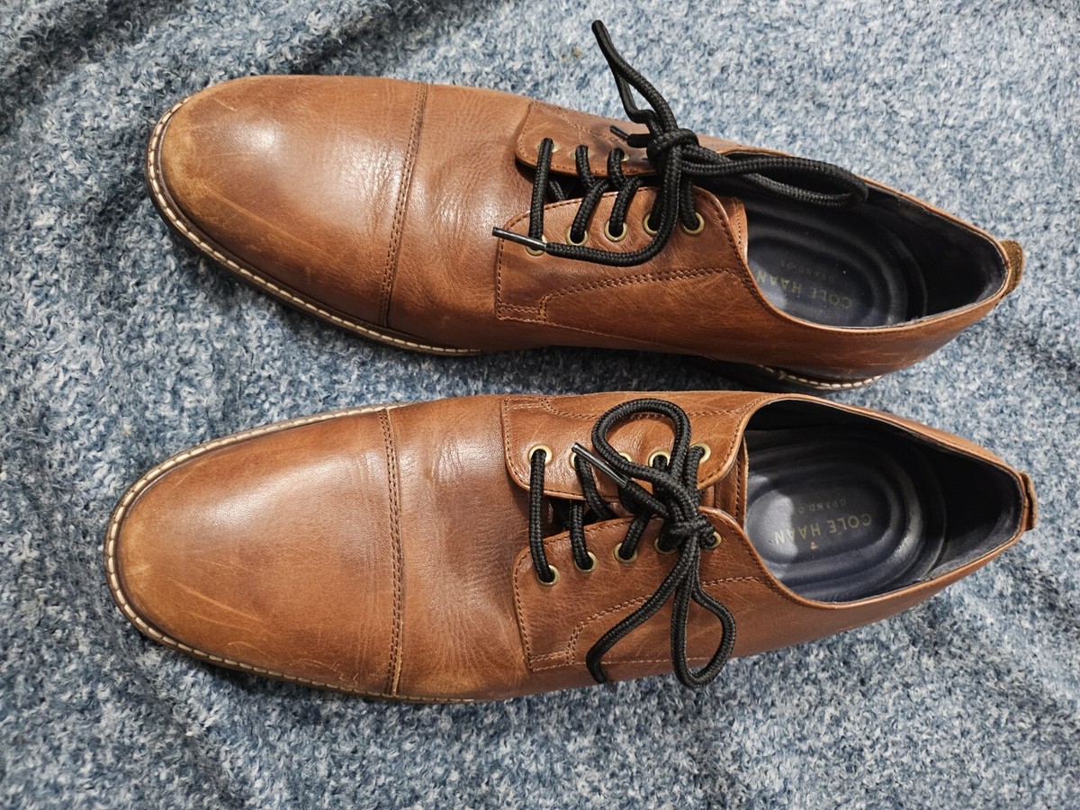 Cole Haan Grand OS Mens Watson Leather Oxford Cap Toe Size  display picture 3