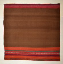 A BEAUTIFUL AND FINE ANDEAN WOMAN'S SHOULDER COVER FROM POTOSI BOLIVIA -  TS068
