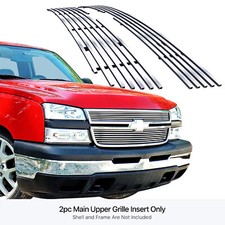 Fits 2005-2006 Chevy Silverado 2500350007 Classic Upper Chrome Billet Grille Fits 2005-2006 Chevy Silverado 2500350007 Classic Upper Chrome Billet Grille