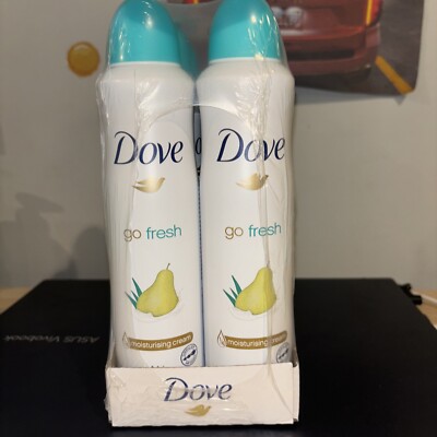 Dove Go Fresh Pear & Aloe Vera Scent Body Spray 1 Per Order..