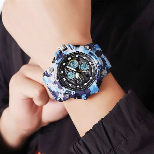 SKMEI Men Digital Watch Dual Time Sport Wristwatch Electronic Male Quartz Watch - Picture 8 of 30