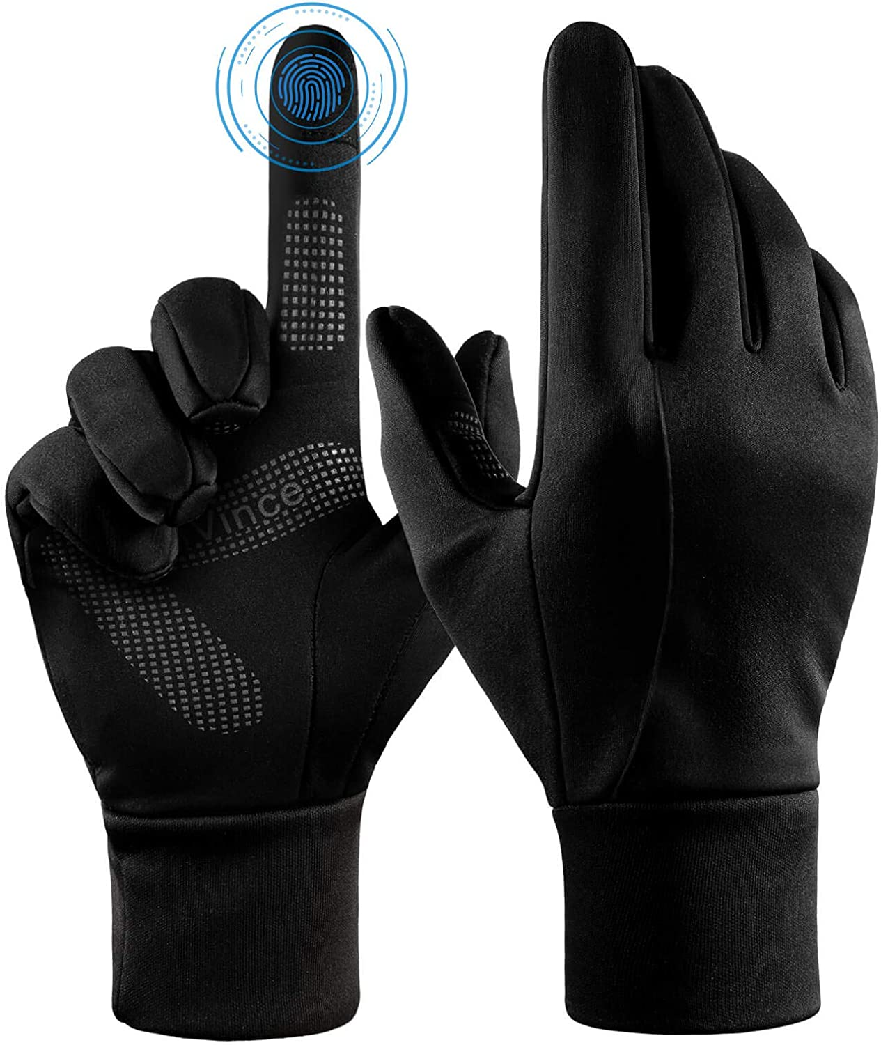 Winter Touchscreen Gloves Waterproof Windproof Thermal for Running Cycling  -image