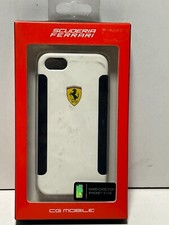 Ferrari Handy Hülle i-Phone 5/S5 Hardcover weiß  Phonecover