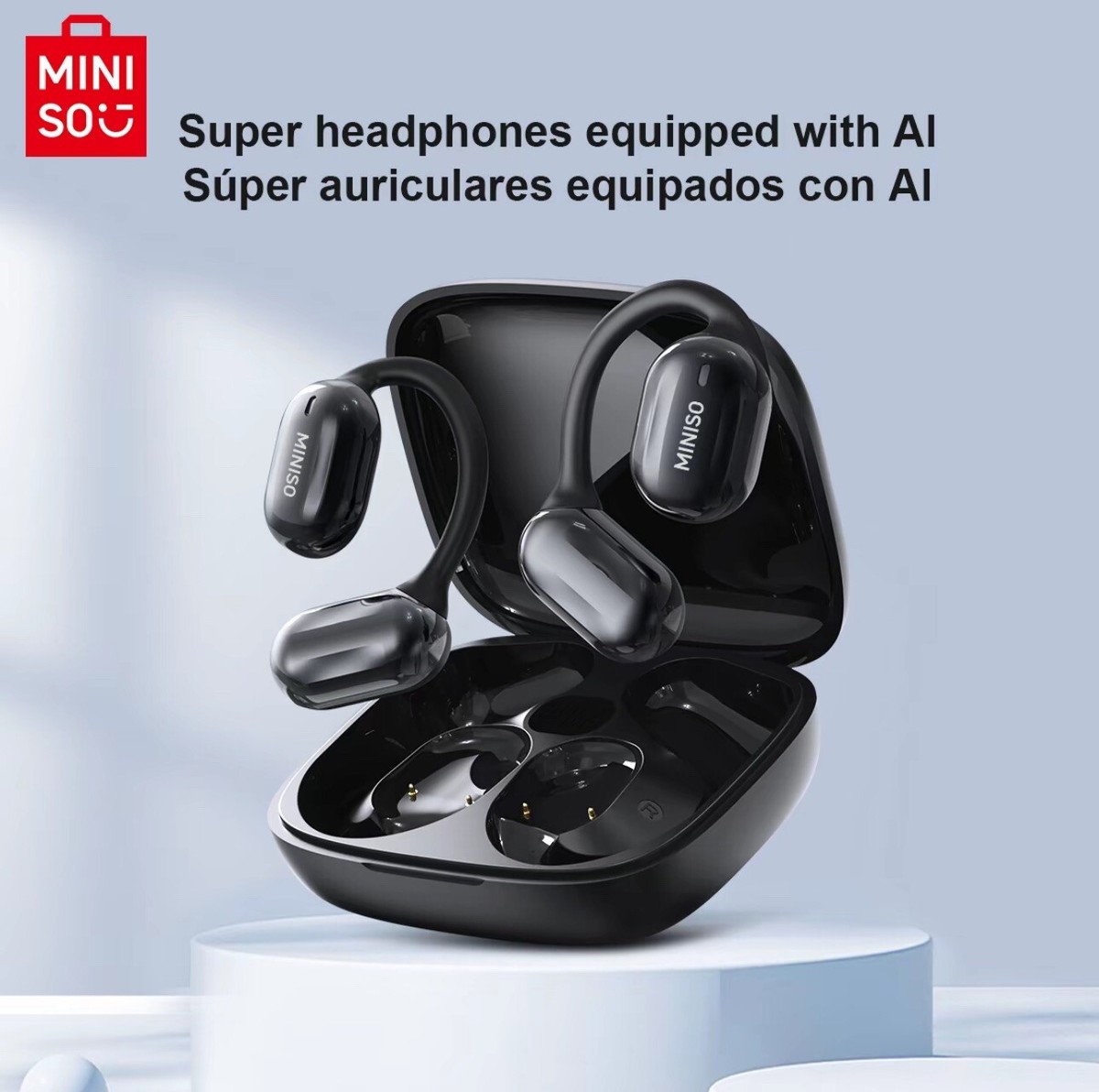 MINISO X23 OWS Translation Wireless Bluetooth Earphones Support