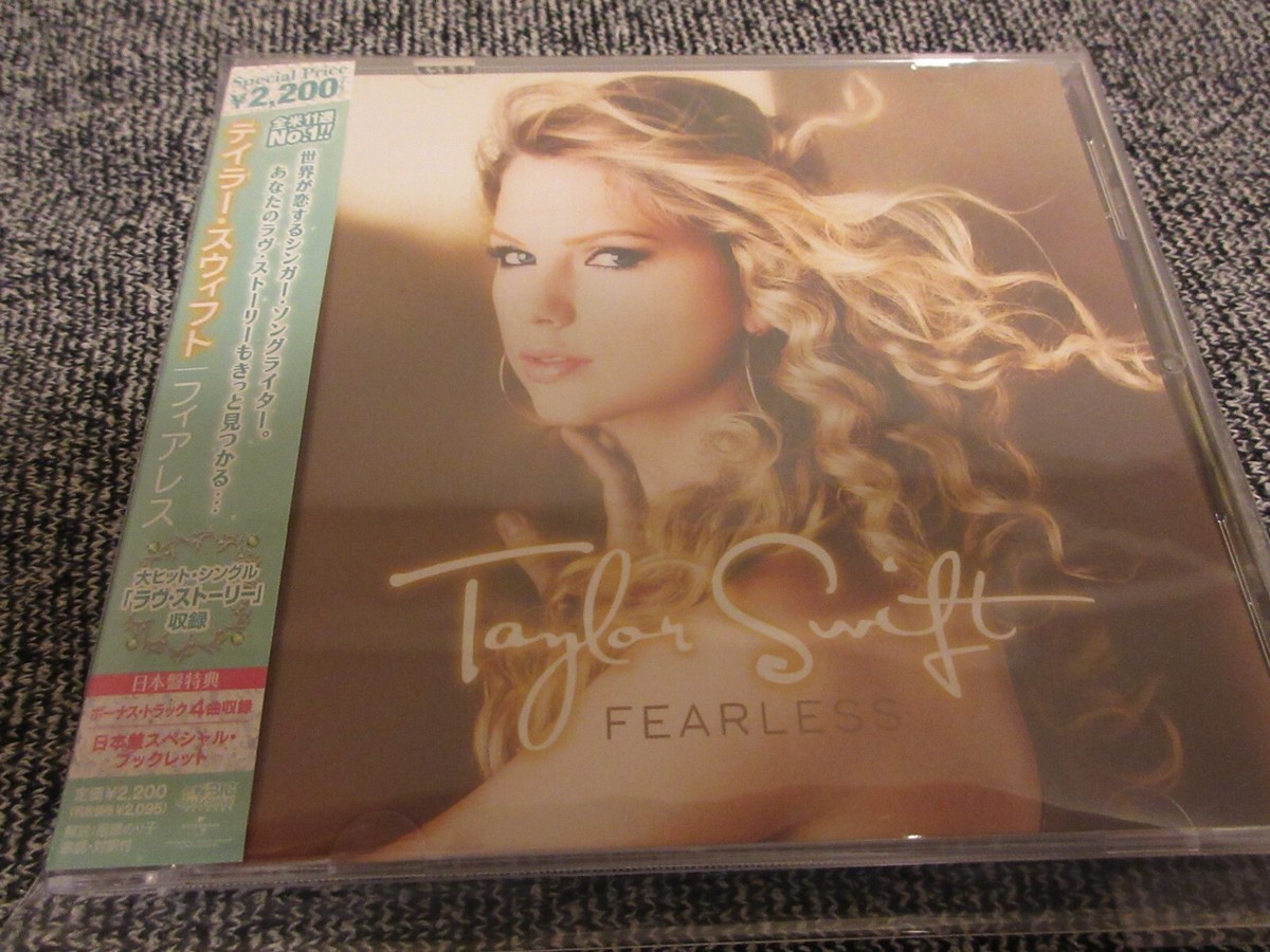 TAYLOR SWIFT / fearless /JAPAN LTD CD OBI 20 tracks, STICKER