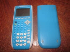 Texas Instruments TI-84 Plus Silver Edition Graphing Calculator - Light Blue