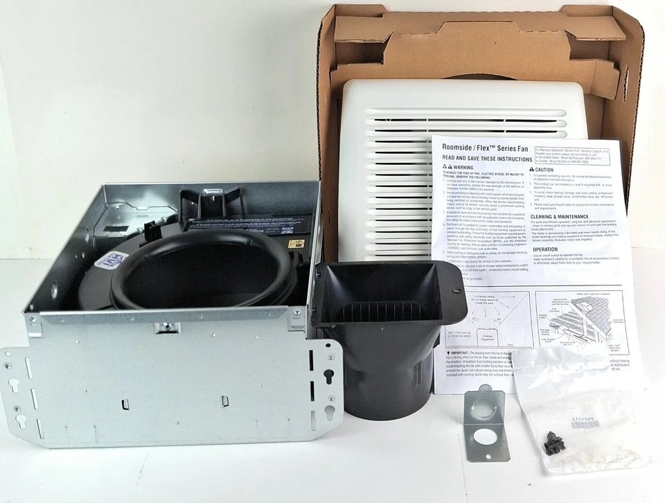 Ventilador de escape de baño Broan Nutone A110 Flex Series 110 CFM 3.0 Sones Foto 3 de 4