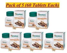 5 x Himalaya Ashwagandha Ashvagandha For General Wellness & Immunity 300 Tabs