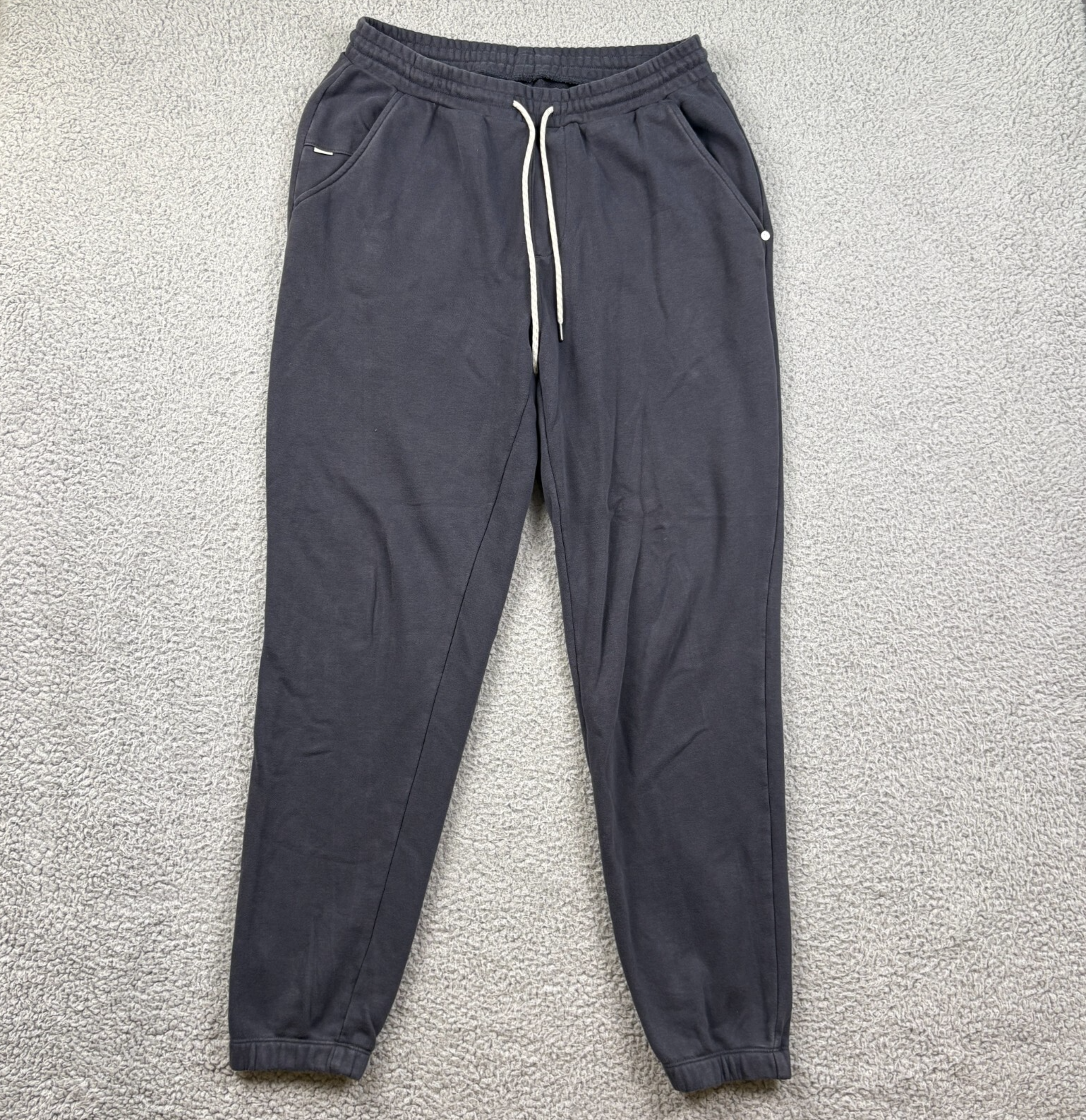 Vuori Mens Medium Gray Sunday Performance Joggers Tapered Stretch Sweatpants-image