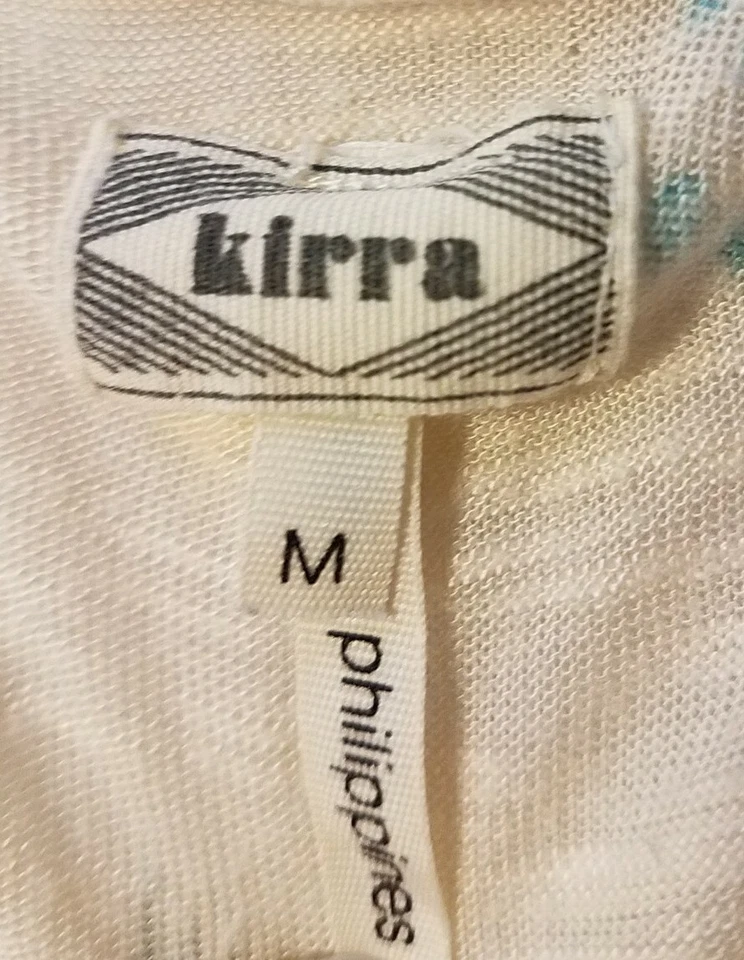 Camiseta sin mangas PACSUN KIRRA para mujer mediana marfil azteca encaje espalda deportiva relajada playera Foto 4 de 4