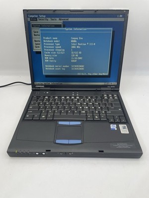     Vintage Compaq Evo N600C Intel Pentium III 1066MHz  NO OS