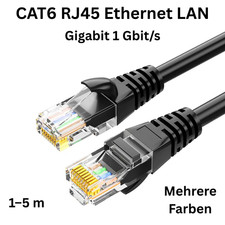 CAT6 Ethernet Kabel 1m 5m LAN Patchkabel RJ45...
