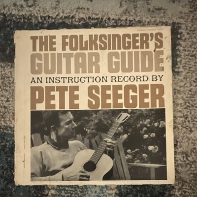 Folkways Records Pete Seeger Instruction Record Sheet Music Acoustic Guitar Folk