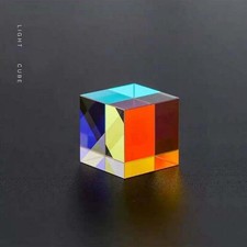 New Optical Galss RGB Prism X-CUBE Physics Teach Educational Toy Light Cube