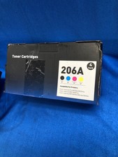 Premium Toner Cartridge 206A 4 Pack Black Cyan Magenta Yellow