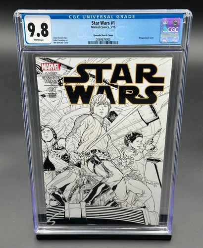 Star Wars #1 CGC 9.8 (2015) - Joe Quesada Sketch Cover 1:500