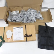 PHI VILLA Car Canopy Beige 10' x 20' SEE DESC TARP & CORNER PCS ONLY