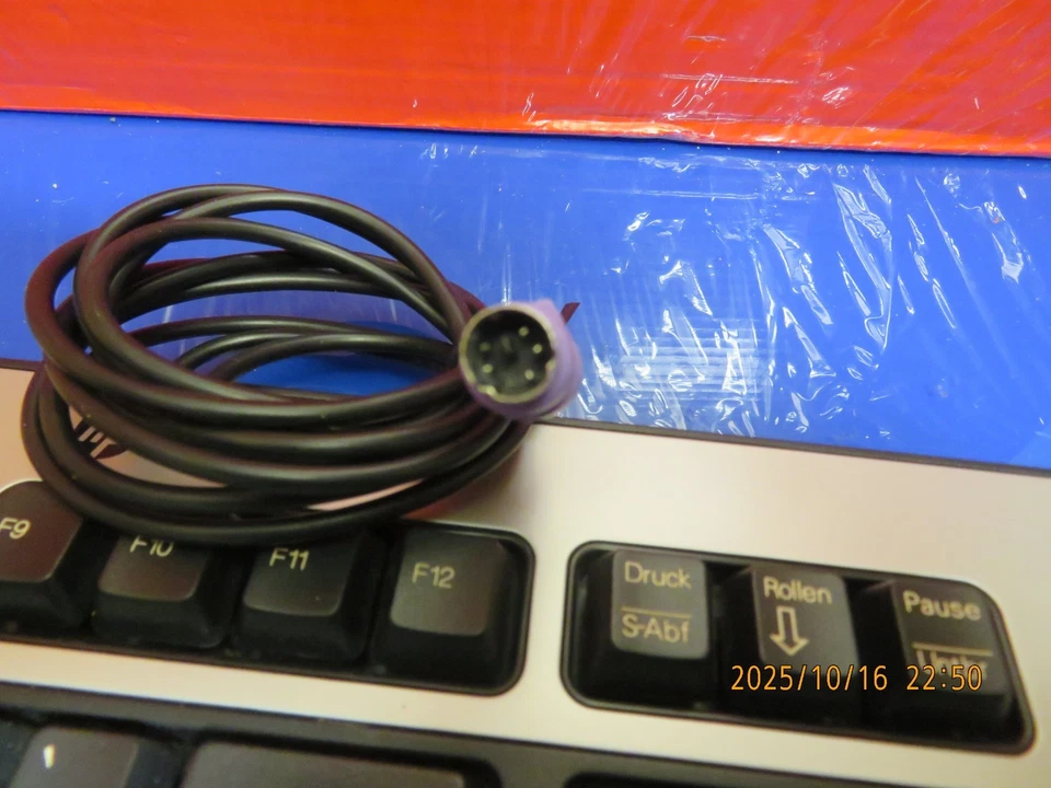 HP KB-0316 AZERTY PS/2 PS2 Wired Desktop Computer Keyboard Tastatur In Deutsch. - Bild 2 von 4