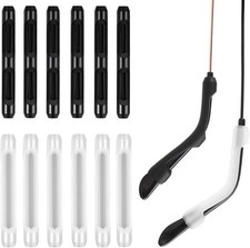 6 Pairs Glasses Ear Grips,Glasses Ear Cushions Silicone Eyeglass Ear Hook Cushio