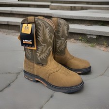 Image of Ariat Workhog H2O Waterproof Work Boot 10008633 Pull On 8.5 D NIB Men Work BinB