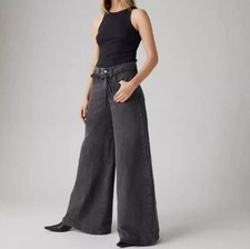 NWT 108 LEVIS Womens XL SUPERWIDE 30" Wide Leg Baggy Jeans 25 Waist x 29 Length
