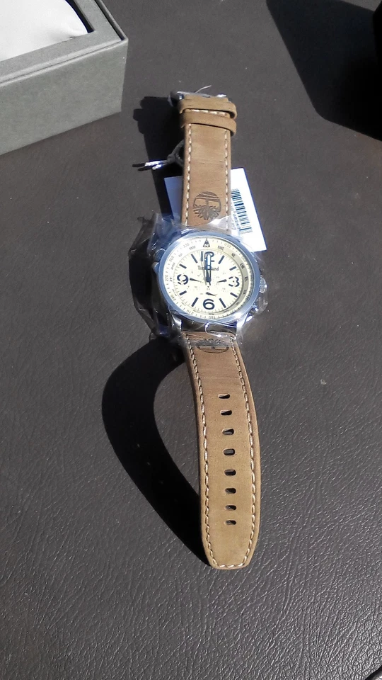 Reloj Timberland Campton Beige Cara Banda Marrón TBL.13910JS/07 Foto 3 de 4