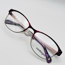 vonBogen Brille Damen oval schwarz rot extravagant Mod. VB 982 NEU