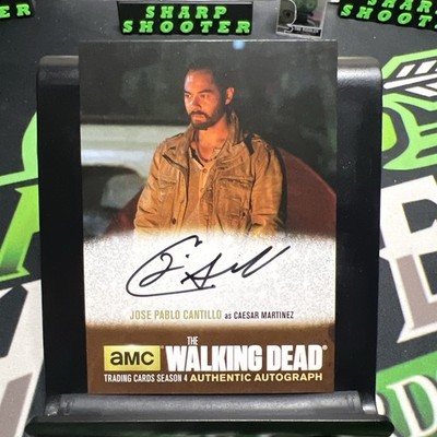2016 Cryptozoic (Jose Pablo Cantillo) Auto Caesar Martinez The Walking Dead JPC1
