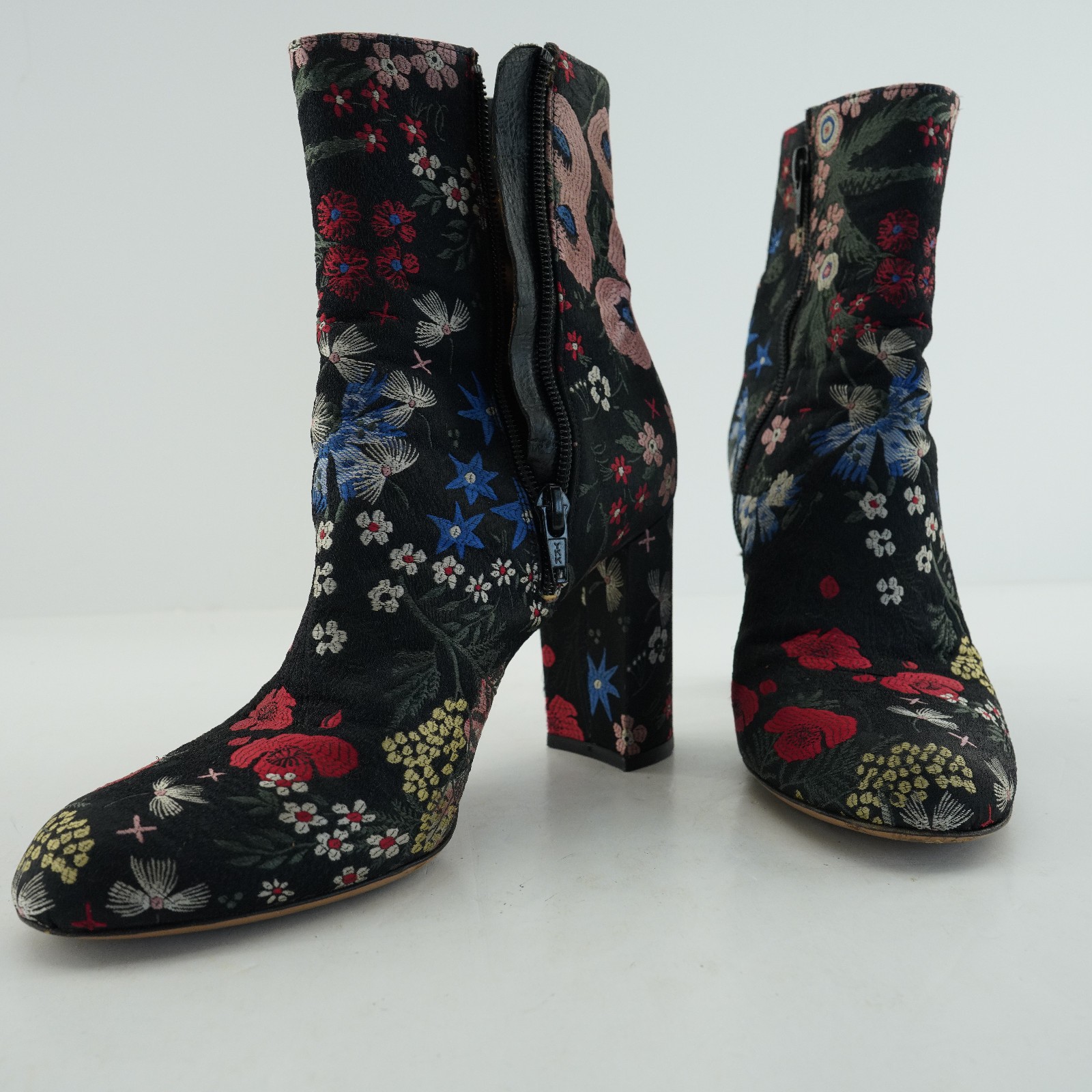 Valentino Garavani Floral Printed Ankle Boots Embroidered Women Multicol Size 37 thumbnail 11