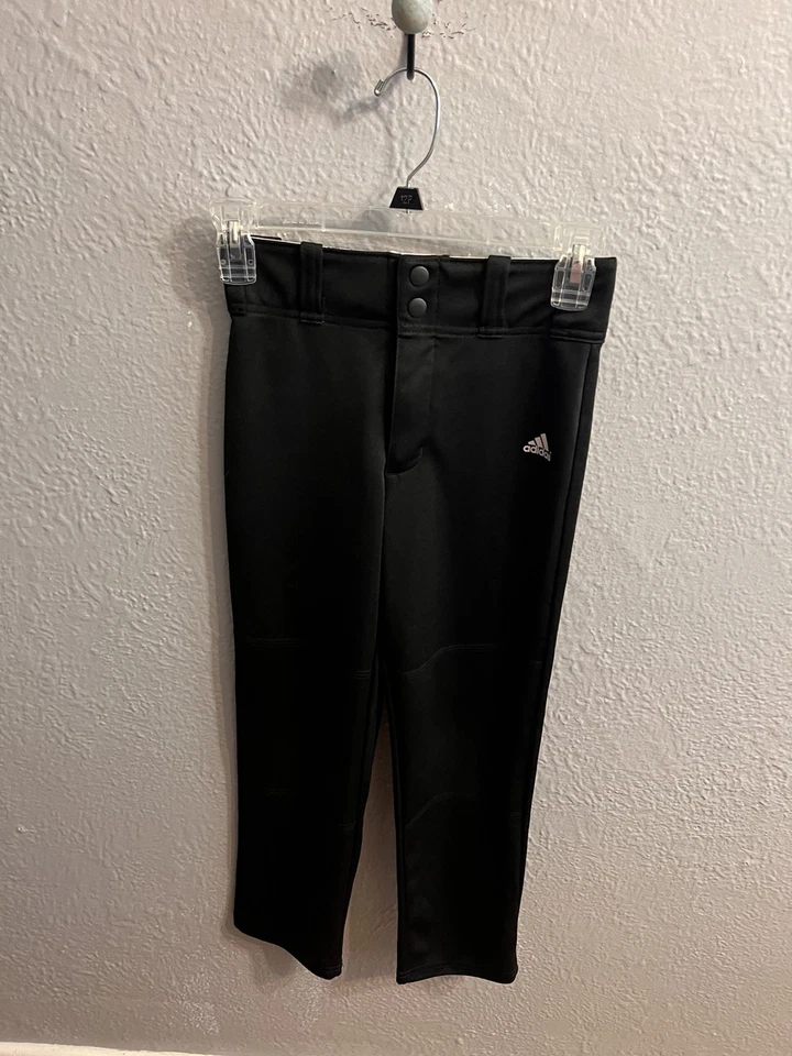 Adidas Boys Baseball Pants Climalite  Black Boys Size Small - Image 3 of 4