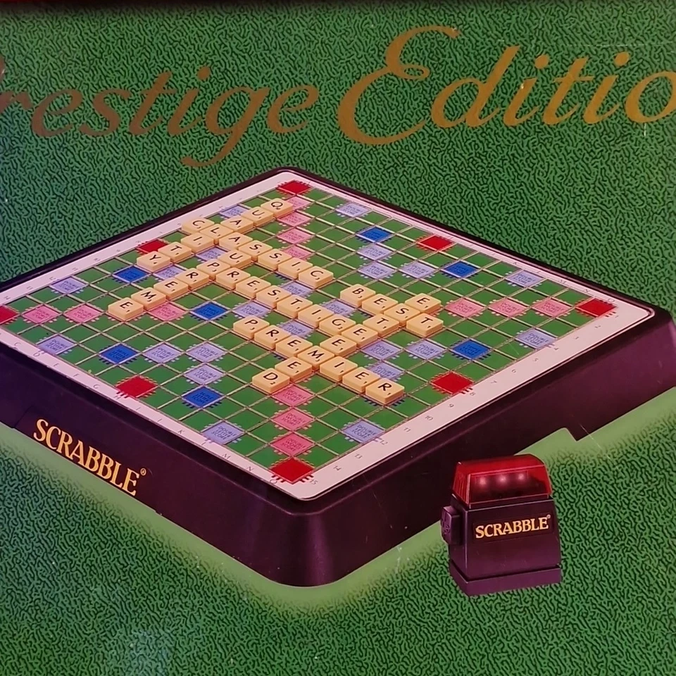 Scrabble Prestige Edition - 100% Complete With Turntable & Working Timer Boxed - Image 2 of 4