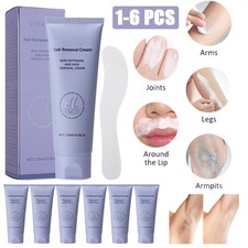 6 Pcs Painless Permanent Hair Removal Cream Stop Hair Growth Cream For Women Men