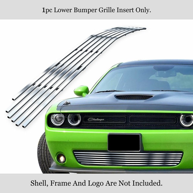 Fits 20152021 Dodge Challenger Lower Stainless Billet Grille eBay
