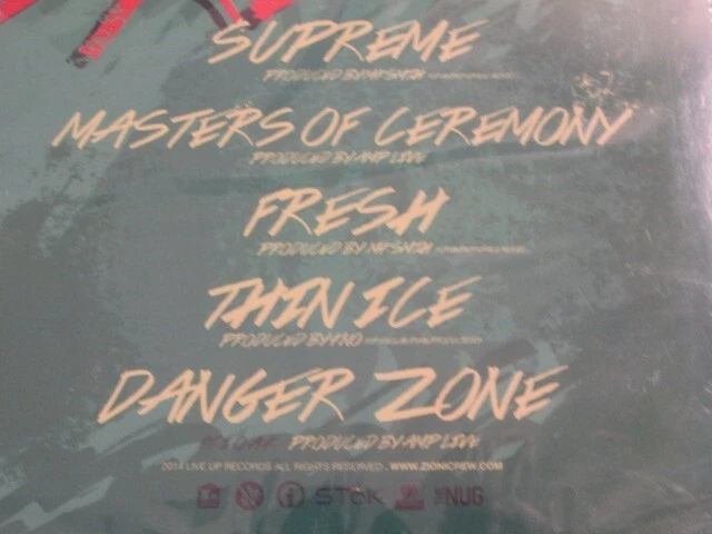 ZION 1 THE MASTERS OF CEREMONY EP EXTENDED PLAY 5 TRK CD AMP LIVE RIP ZUMBI OOP - Image 4 of 4