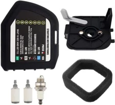 Air Filter & Cover Set for Ryobi RY251PH RY252CS RY253SS RY254BC 25CC 25.4cc