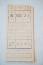 London Transport Gibson Machine No 24016 Route 077 Bus Tram Ticket