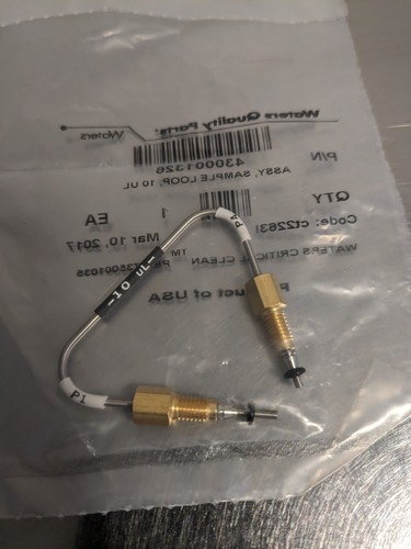 SAMPLE LOOP ASSEMBLY, 10uL, Waters 430001326, SEALED, Waters Quality Parts - Picture 2 of 3