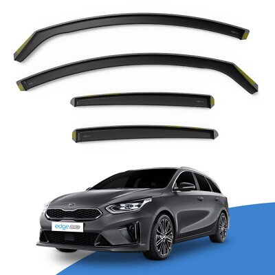 Kia Ceed MK3 2018-2024 5 Door Estate Wind Deflectors Rain Visor Guards 4pc