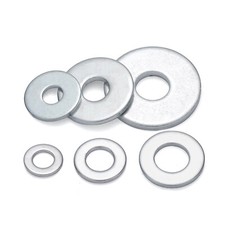 M2 M2.5 M3 M4 M5 M6 ZINC PLATED STEEL FORM A FLAT WASHERS DIN 125