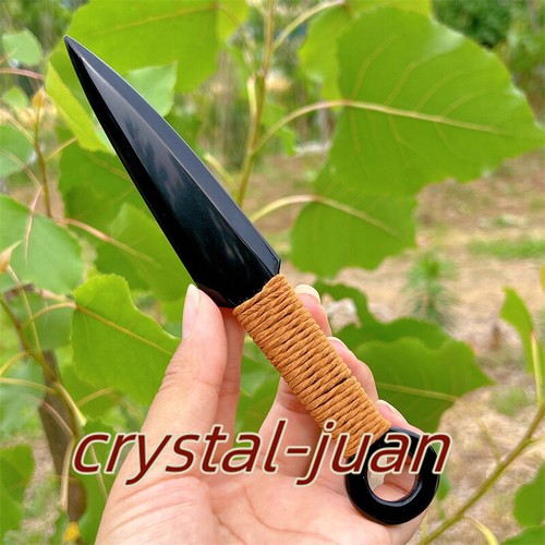 Coltello Ossidiana Naturale Cristallo Quarzo Intagliato Teschio Reiki Guarigione 1pz - Foto 4 di 18