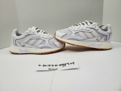 adidas Men's Tresc Run J EG5664 White/Black/Gold Size 6.5 discounts and more