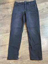 EUC Womens Lauren Ralph Lauren Premier Skinny Ankle Black Stretch Size 12