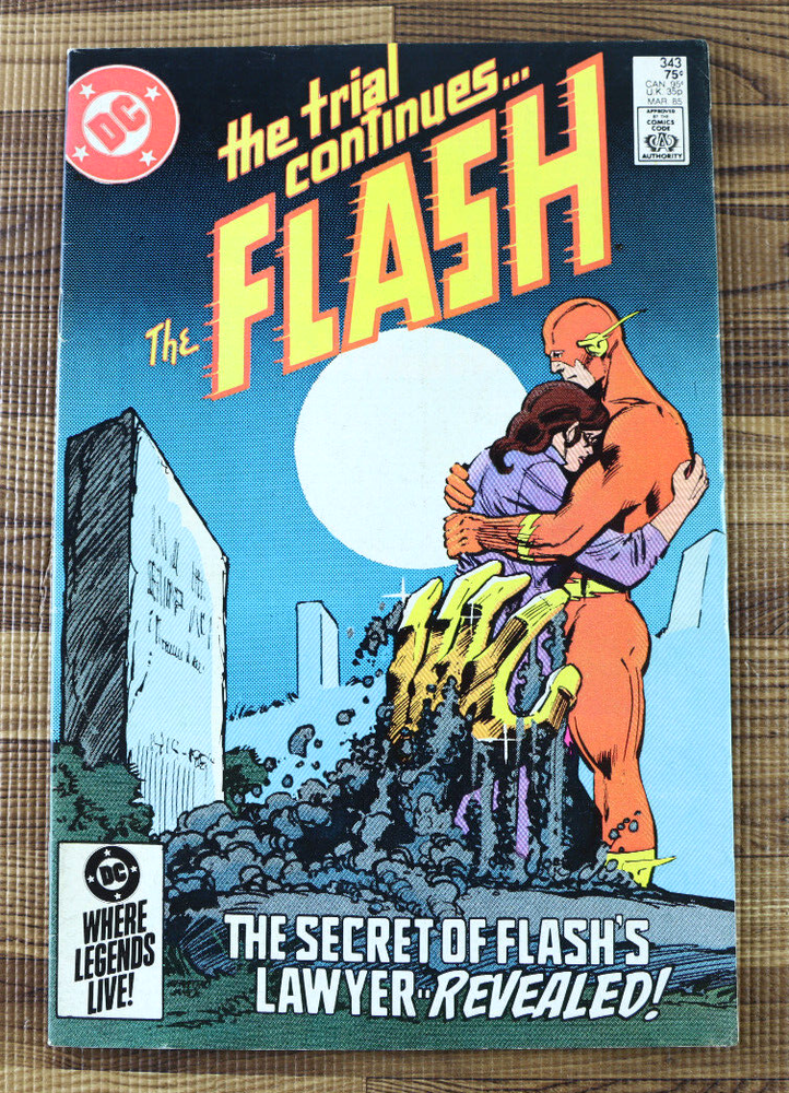 1985 DC Comics The Flash 343 Fine to Fine+ Condition